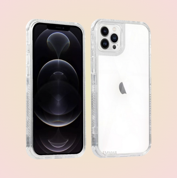 Funda Transparente 3 Piezas Más Mica De Cristal Gratis Compatible Con iPhone