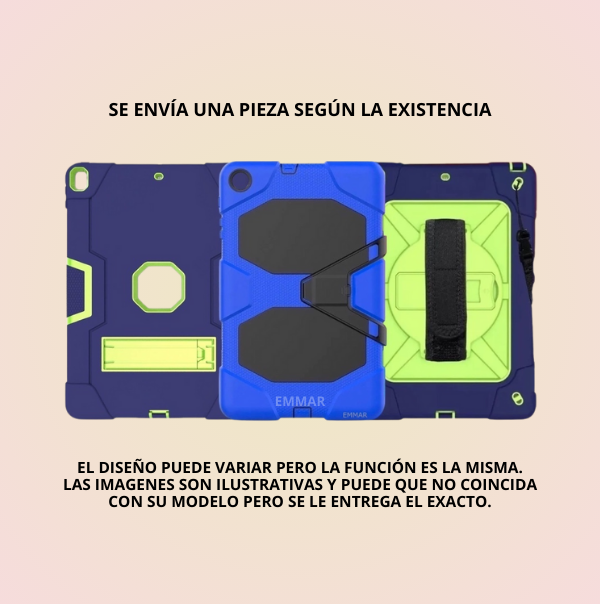 Funda Protector Uso Rudo Compatible Con iPad