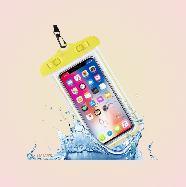 3 Piezas Funda Bolsa Contra Agua Transparente Universal Para Celular