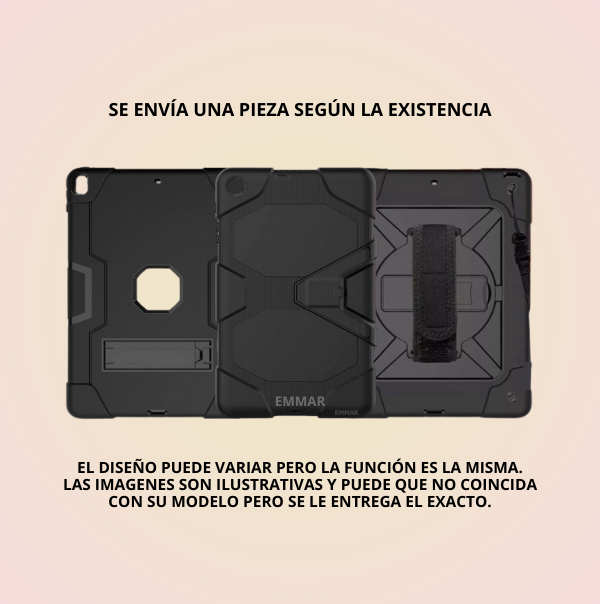 Funda Protector Uso Rudo Compatible Con iPad