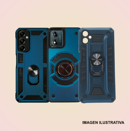 Funda Protector Uso Rudo Con Anillo Más Mica GRATIS para MOTOROLA