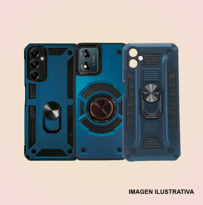 Funda Protector Uso Rudo Con Anillo + Mica GRATIS Para XIAOMI