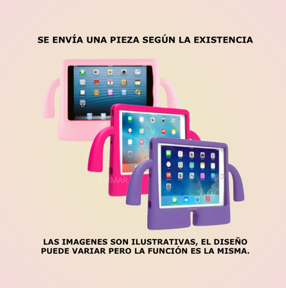 Funda Protectora Infantil Con Bracitos más Mica de Hydrogel GRATIS Compatible Con iPad
