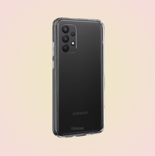 Funda Acrigel Transparente con Esquinas Reforzadas más Mica de Cristal Gratis para SAMSUNG