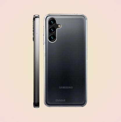 Funda Acrigel Transparente con Esquinas Reforzadas más Mica de Cristal Gratis para SAMSUNG