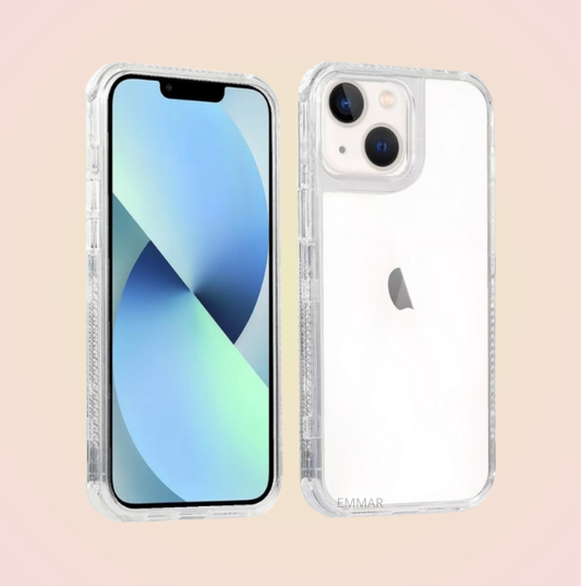 Funda Transparente 3 Piezas Más Mica De Cristal Gratis Compatible Con iPhone