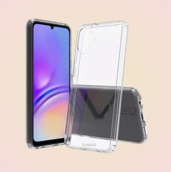 Funda Acrigel Transparente con Esquinas Reforzadas más Mica de Cristal Gratis para SAMSUNG