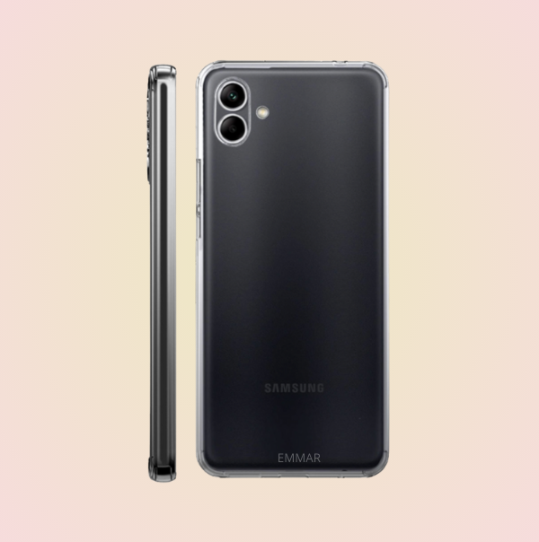 Funda Acrigel Transparente con Esquinas Reforzadas más Mica de Cristal Gratis para SAMSUNG