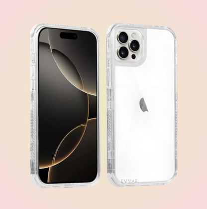 Funda Transparente 3 Piezas Más Mica De Cristal Gratis Compatible Con iPhone