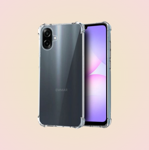 Funda Acrigel Transparente con Esquinas Reforzadas más Mica de Cristal Gratis para SAMSUNG