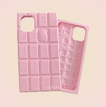 Funda Silicona Suave Diseño De Stitch o Kitty o Pooh Más Mica De Cristal Gratis Compatible Con iPhone