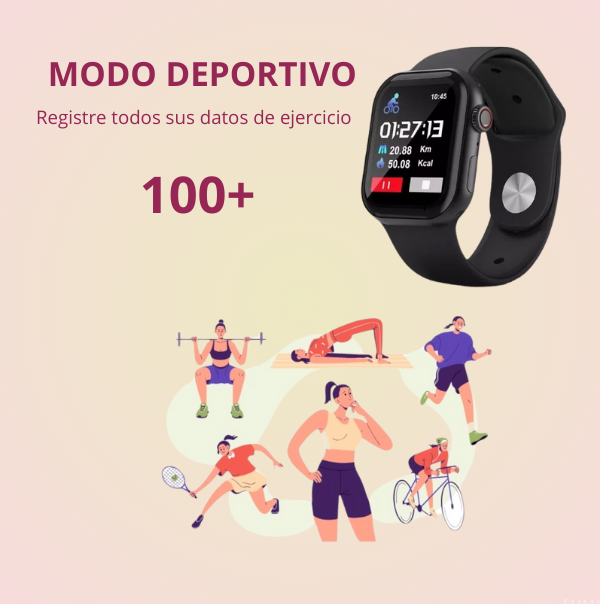 Reloj Smartwatch Bluetooth S75 Pro Para iOS y Android