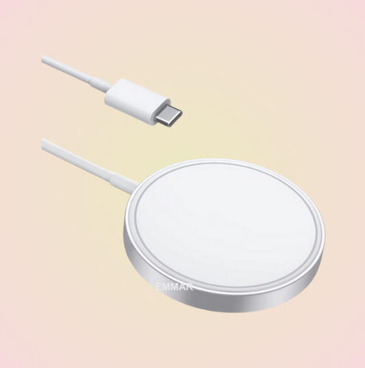 Cargador Magnético MagSafe Charger con Cable Tipo C Compatible con iPhone y Smartphones