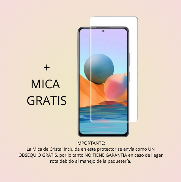 Funda Protector Robot Uso Rudo con Clip + Mica Gratis para XIAOMI