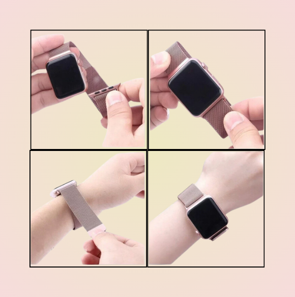 Correa/ Extensible Metálica Compatible con Apple Watch