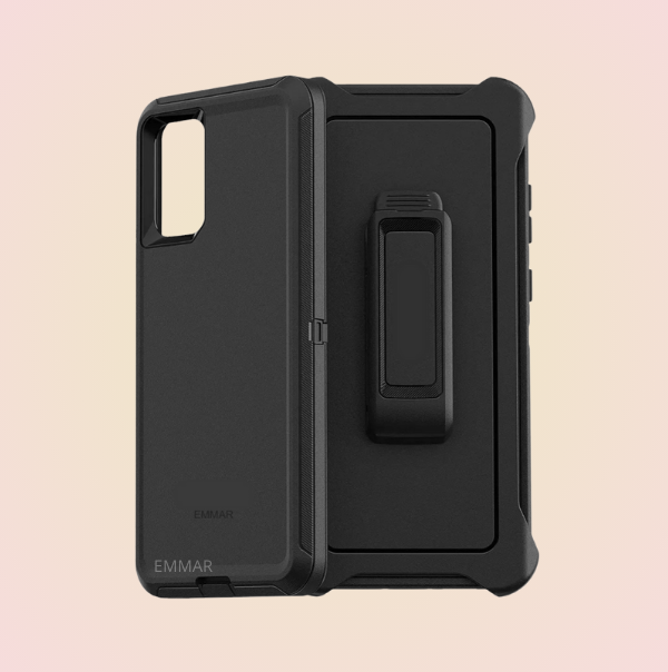 Funda Protector Defender Tipo OtterBox Uso Rudo Con Clip Más Mica Gratis Para Samsung