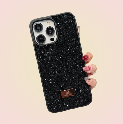 Case tipo SWAROVSKI piedras + Mica Gratis