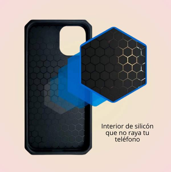 Funda Protector Uso Rudo Con Anillo + Mica GRATIS Para IPHONE