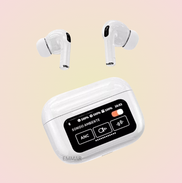 Audífonos Anc Pantalla Touch In-ear Inalámbricos Bluetooth Color Blanc – EMMAR Accesorios en Tecnología