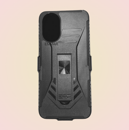 Funda Protector Robot Uso Rudo con Clip + Mica Gratis para OPPO