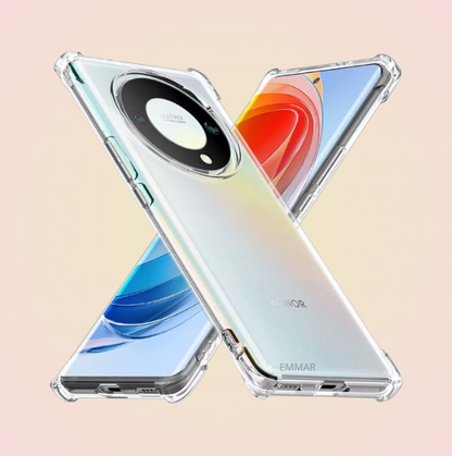 Funda Acrigel Transparente con Esquinas Reforzadas más Mica de Cristal Gratis para HUAWEI