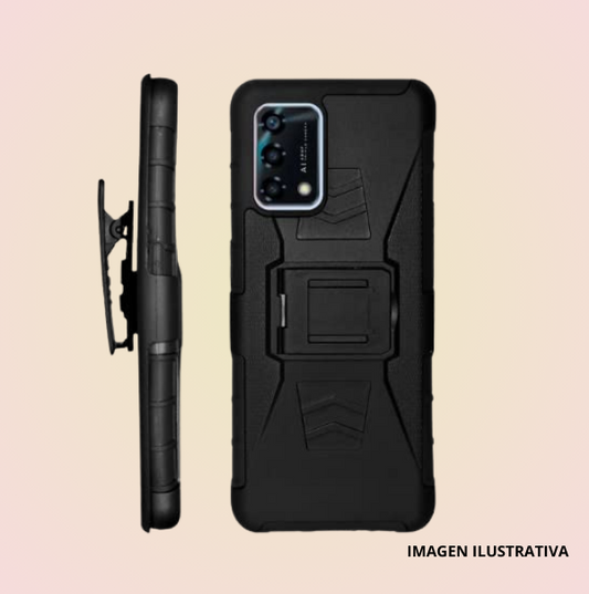 Funda Protector Robot Uso Rudo con Clip + Mica Gratis para OPPO