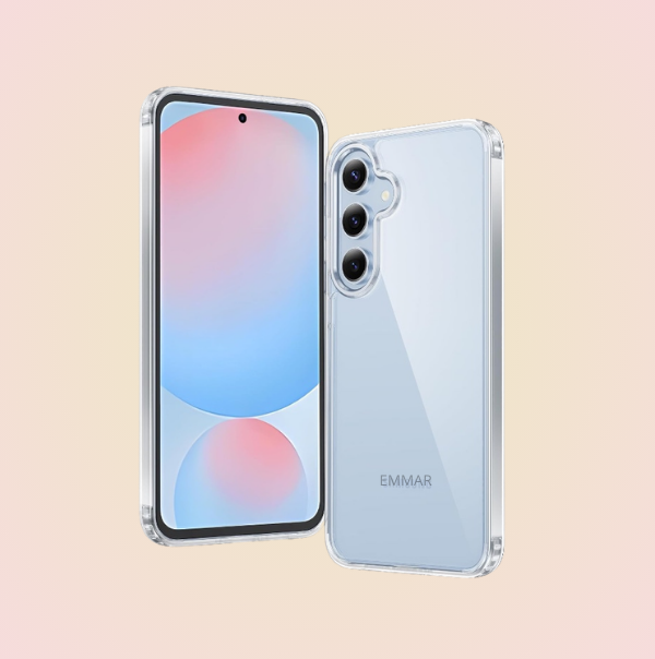 Funda Acrigel Transparente con Esquinas Reforzadas más Mica de Cristal Gratis para SAMSUNG